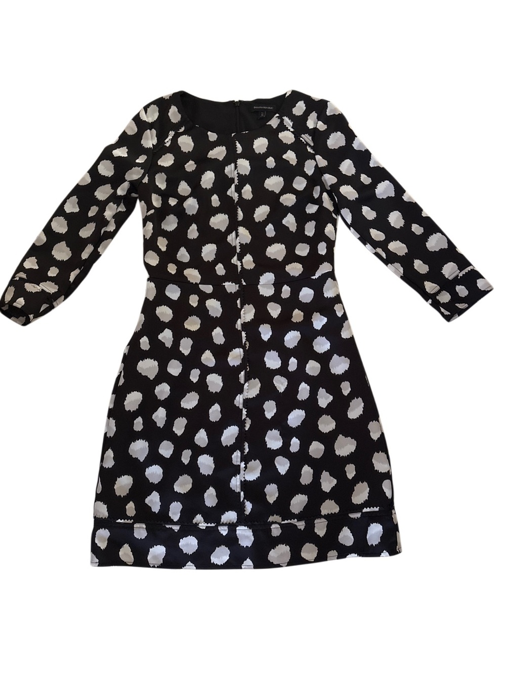 Banana Republic Black and White Polka Dot Dress